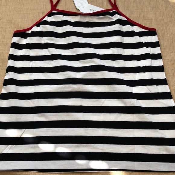 Elegance Paris Black & White Striped Tank Top - Picture 8 of 8